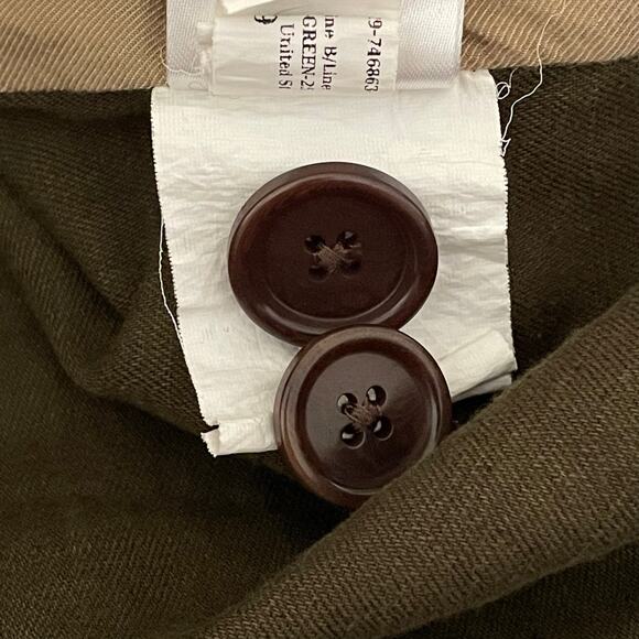 Banana Republic Essential Cargo Jacket Camo Green Women's S NO BELT Safari Army - Picture 7 of 13